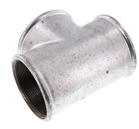 Rp 3'' T de hierro fundido galvanizado 25 Bar