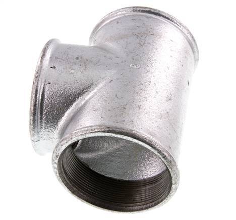 Rp 3'' T de hierro fundido galvanizado 25 Bar