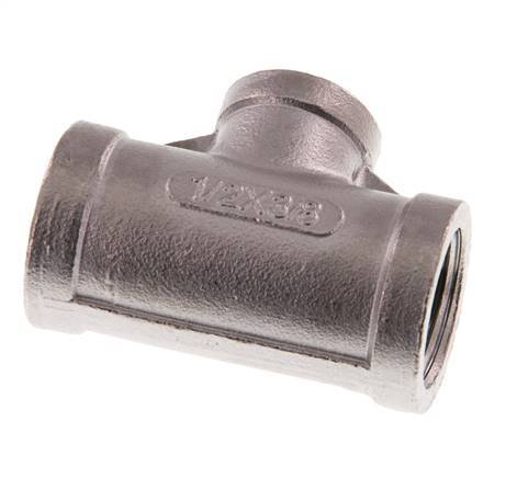 Rp 1/2'' x Rp 3/8'' T de acero inoxidable 16 Bar