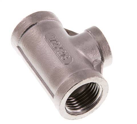 Rp 1/2'' x Rp 3/8'' T de acero inoxidable 16 Bar