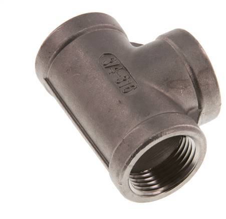 3/4'' NPT T de acero inoxidable 16 Bar