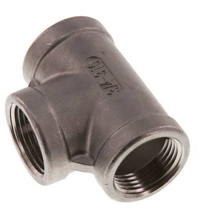 3/4'' NPT T de acero inoxidable 16 Bar