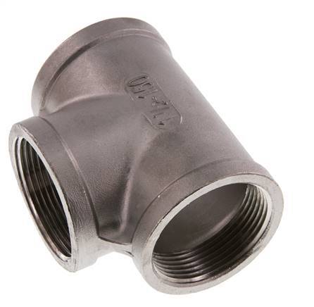 1 1/2'' NPT T de acero inoxidable 16 Bar