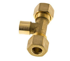 G 1/4'' x 12mm Racor de compresión en T de latón 75 Bar DIN EN 1254-2