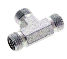 UNF 9/16''-18 Macho T de acero galvanizado ORFS 630 Barra - Hidráulica