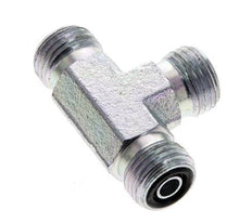 UNF 9/16''-18 Macho T de acero galvanizado ORFS 630 Barra - Hidráulica