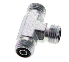 UNF 9/16''-18 Macho T de acero galvanizado ORFS 630 Barra - Hidráulica