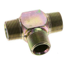 3/4'' NPT Male Zinc plated Steel Tee 170 Bar - Hydraulic