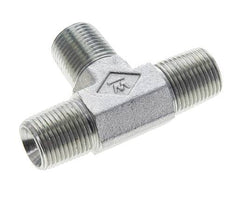 3/8'' NPT Macho Acero Cincado Tee 210 Bar - Hidráulico