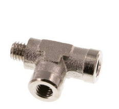 M5 x M5 M/F Nickel plated Brass Tee 16 Bar [2 Pieces]