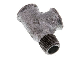 R 1/2'' x Rp 1/2'' M/F Zinc plated Cast iron Tee 25 Bar [2 Pieces]