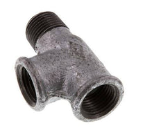 R 1/2'' x Rp 1/2'' M/F Zinc plated Cast iron Tee 25 Bar [2 Pieces]