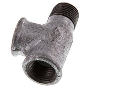 R 1/2'' x Rp 1/2'' M/F Zinc plated Cast iron Tee 25 Bar [2 Pieces]