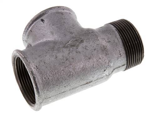 R 1 1/2'' x Rp 1 1/2'' M/F Fundición zincada Tee 25 Bar