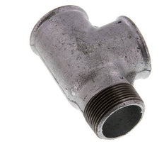 R 1 1/2'' x Rp 1 1/2'' M/F Fundición zincada Tee 25 Bar