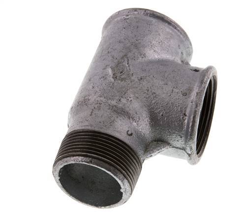 R 1 1/2'' x Rp 1 1/2'' M/F Fundición zincada Tee 25 Bar