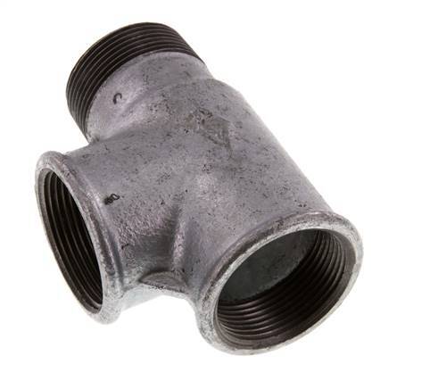 R 1 1/2'' x Rp 1 1/2'' M/F Fundición zincada Tee 25 Bar
