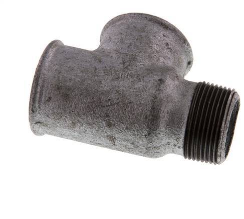 R 1 1/4'' x Rp 1 1/4'' M/F Fundición zincada Tee 25 Bar