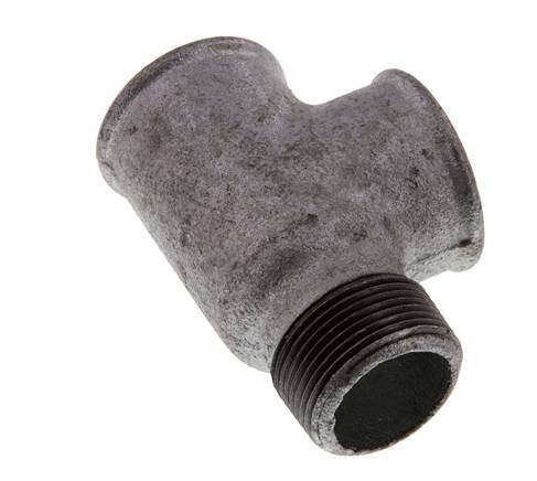 R 1 1/4'' x Rp 1 1/4'' M/F Fundición zincada Tee 25 Bar