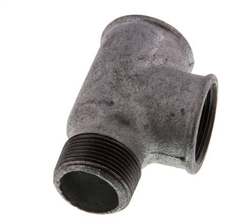 R 1 1/4'' x Rp 1 1/4'' M/F Fundición zincada Tee 25 Bar