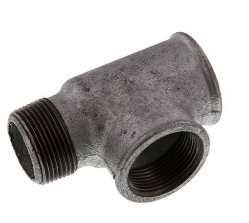 R 1 1/4'' x Rp 1 1/4'' M/F Fundición zincada Tee 25 Bar