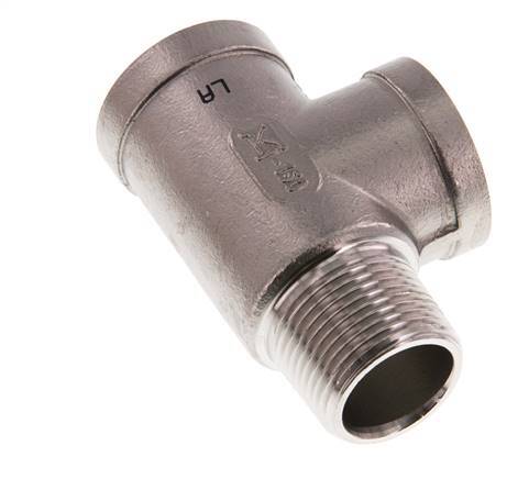 R 3/4'' x Rp 3/4'' M/F T de acero inoxidable 16 Bar