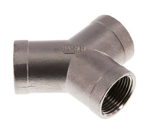 Rp 3/4'' acero inoxidable pieza en Y 16 Bar