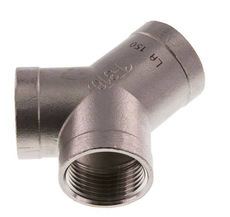Rp 1'' Pieza en Y de acero inoxidable 16 Bar