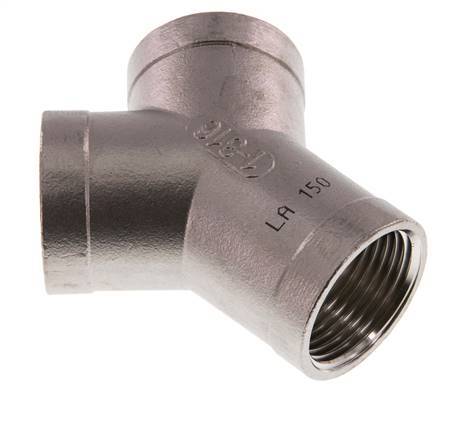 Rp 1'' Pieza en Y de acero inoxidable 16 Bar