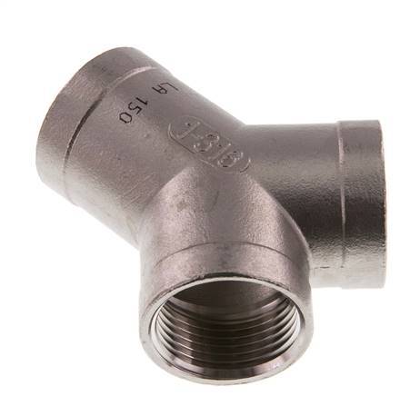 Rp 1'' Pieza en Y de acero inoxidable 16 Bar