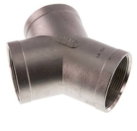 Rp 2'' Pieza en Y de acero inoxidable 16 Bar