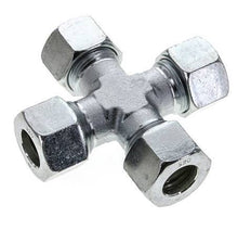 20S Zinc plated Steel Cross Cutting Ring 400 Bar DIN 2353