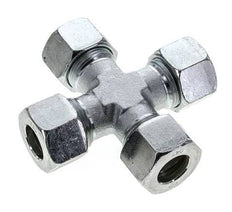 20S Zinc plated Steel Cross Cutting Ring 400 Bar DIN 2353