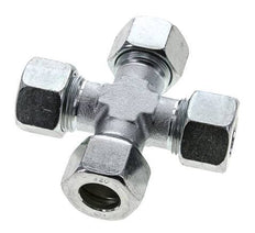 20S Zinc plated Steel Cross Cutting Ring 400 Bar DIN 2353