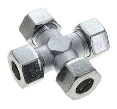 25S Zinc plated Steel Cross Cutting Ring 400 Bar DIN 2353