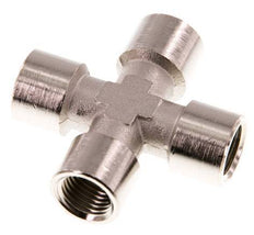 G 1/4'' FemaleNickel plated Brass Cross 16 Bar