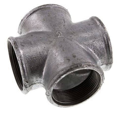 Rp 2'' Female Zinc plated Cast iron Cross 25 Bar