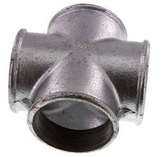 Rp 2 1/2'' Female Zinc plated Cast iron Cross 25 Bar