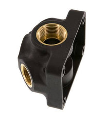 G 3/4'' x G 1/2'' Empalme de plástico de 4 vías con orificio pasante 15 Bar