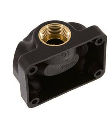 G 3/4'' x G 1/2'' Empalme de aire de plástico de 4 vías montado en la pared sin agujero pasante 15 Bar