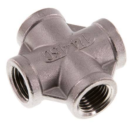 Rp 1/4'' Female Stainless steel Cross 16 Bar