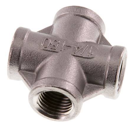Rp 1/4'' Female Stainless steel Cross 16 Bar