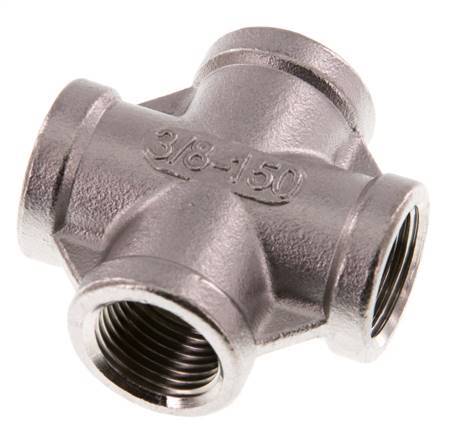 Rp 3/8'' Hembra Barra de acero inoxidable 16