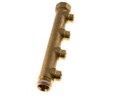 G 3/4'' x 4xG 1/2'' F/M/M Tubos distribuidores de latón 10 Bar