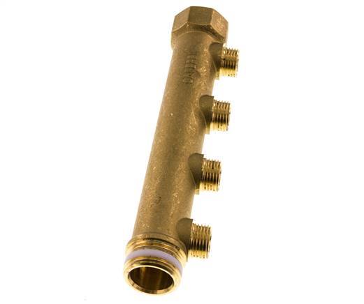 G 1'' x 4xG 1/2'' F/M/M Brass Distributor pipes 10 Bar