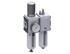 FRL 2-Part G1/2'' 3500 l/min 0.5-16.0bar/7-232psi Semi-Auto Polycarbonate Futura 2