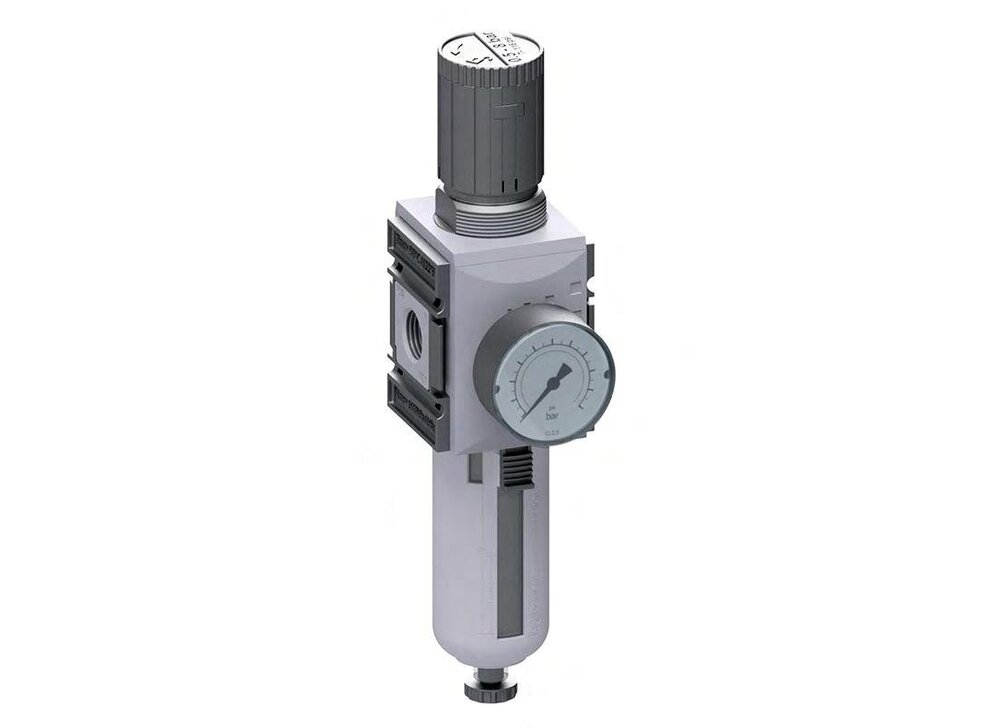 Filter-Regulator G1/2'' 5200 l/min 0.5-16.0bar/7-232psi Auto Metal Futura 2