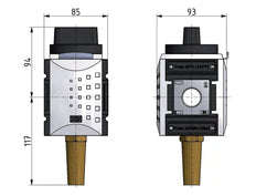 Válvula de bola 3/2 G1 25000 l/min Futura 4
