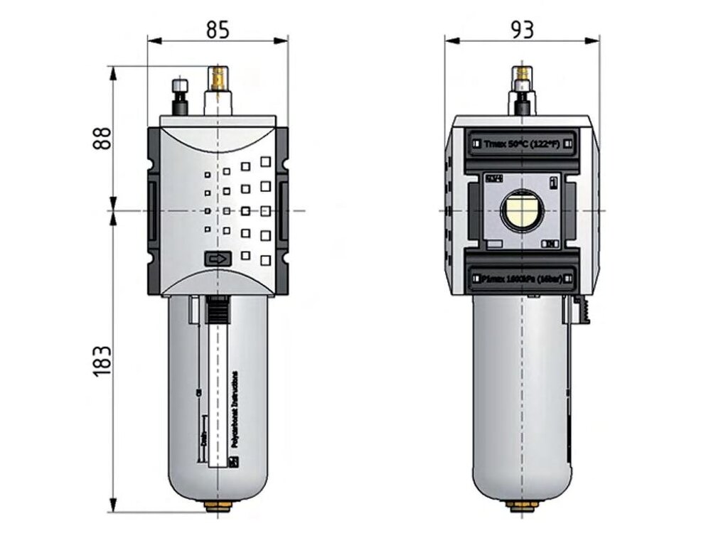 Lubricator G1'' Metal Futura 4