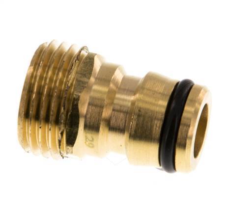 1/2'' Garden hose fitting male [2 Pieces]